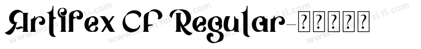 Artifex CF Regular字体转换